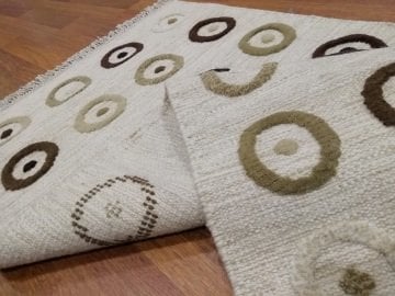 HİNT KİLİM 57 BEIGE-ABAKLI