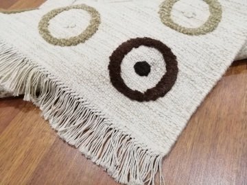 HİNT KİLİM 57 BEIGE-ABAKLI 080X150