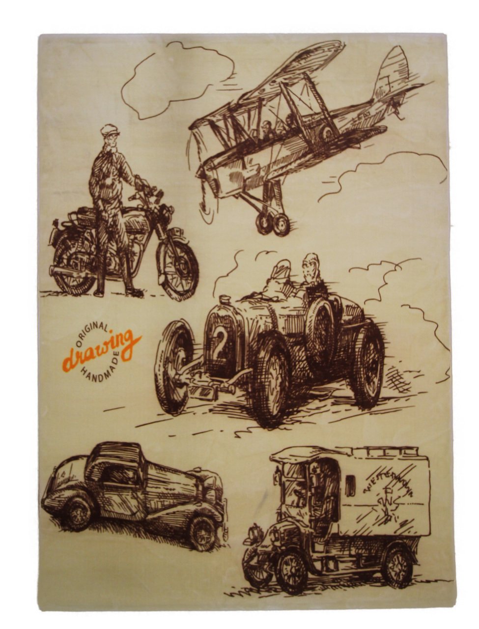 SANATSAL 10220 - FANTAZİ HALI 120X180