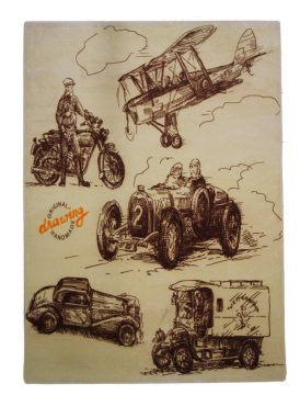 SANATSAL 10220 - FANTAZİ HALI 120X180