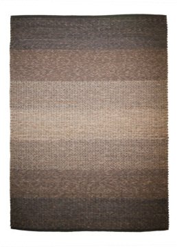 HANDLOOM LEATHER GREY/SOLID- ATA HALI 130X190