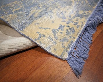 BANANA PRINTED 2015254 MED BLUE-ATA HALI 170X240