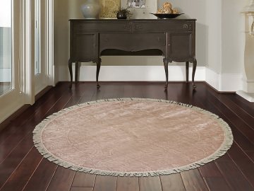 LOOM KNOTTED KCS 104 DK.BROWN-ATA HALI 150X150