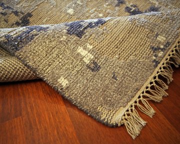 HANDKNOTTED 6075 GREY/GREY-ATA HALI 160X230