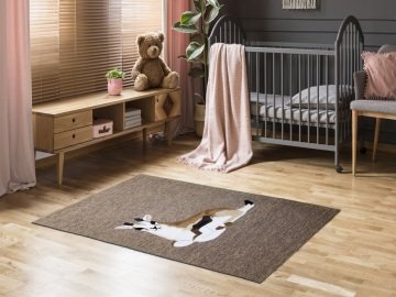 KANGAROO DESİNG-ANİMAL TUFTED CARPET BEİGE/MULTİ-ATA HALI 120X170